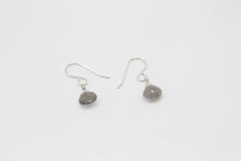 Load image into Gallery viewer, Labradorite Briolette Silver Earrings