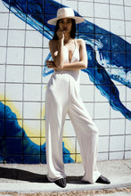 Load image into Gallery viewer, Venice Viscose Cream Jumpsuit