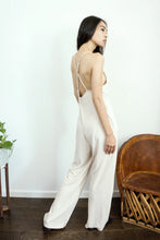 Load image into Gallery viewer, Venice Viscose Cream Jumpsuit