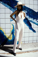 Load image into Gallery viewer, Venice Viscose Cream Jumpsuit