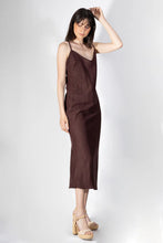 Load image into Gallery viewer, Mocha Linen Maxi Dress