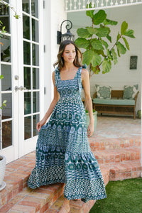 Lana Maxi in Zadie Mediterranean