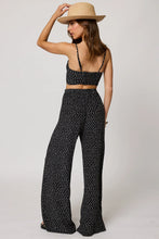 Load image into Gallery viewer, The Venice Wide Leg Pant- Pallino Nero