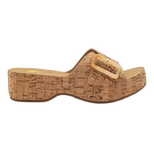Bertha Platform Sandal- Cork