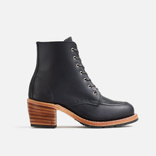 Load image into Gallery viewer, Clara Heeled Boot in Black Boundary Leather