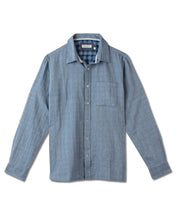 Load image into Gallery viewer, Double Gauze Long Sleeve in Chambray