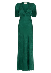 Pamela Midi Dress- Emerald Green