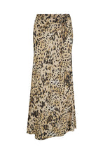 Load image into Gallery viewer, Snow Leopard Bias Maxi Skirt