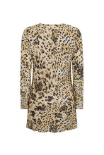 Load image into Gallery viewer, Snow Leopard Bias Mini Dress