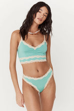 Load image into Gallery viewer, Amour Lace Brief- Seafoam