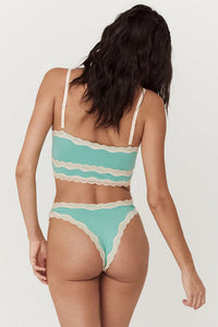 Amour Lace Brief- Seafoam