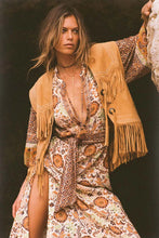Load image into Gallery viewer, Fearless Heart Suede Fringe Vest- Sun Glow