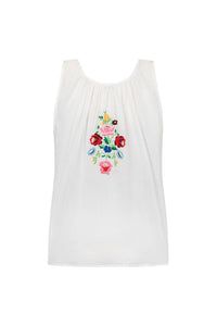 Florapaloosa Embroidered Cami- Wildflower