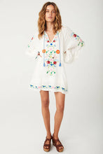 Load image into Gallery viewer, Florapaloosa Embroidered Tunic Dress- Wildflower