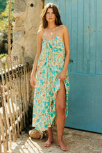 Load image into Gallery viewer, Goldie Strappy Maxi Dress- Lagoon