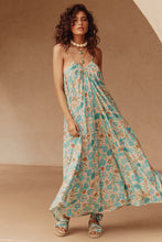 Load image into Gallery viewer, Goldie Strappy Maxi Dress- Lagoon