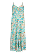 Load image into Gallery viewer, Goldie Strappy Maxi Dress- Lagoon