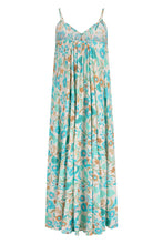 Load image into Gallery viewer, Goldie Strappy Maxi Dress- Lagoon