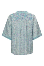 Load image into Gallery viewer, Little Bird Flutter Sleeve Blouse- Sky