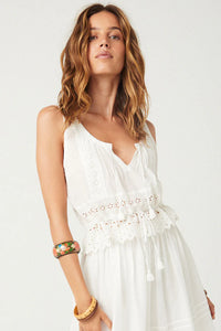 Love in the Afternoon Lace Cami- Daisy