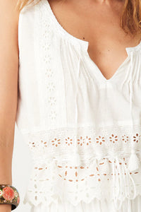 Love in the Afternoon Lace Cami- Daisy