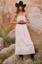 Load image into Gallery viewer, Love in the Afternoon Lace Maxi Dress- Rose Water