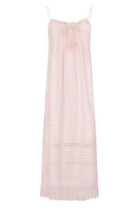 Love in the Afternoon Lace Maxi Dress- Rose Water