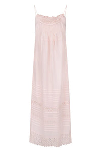 Love in the Afternoon Lace Maxi Dress- Rose Water