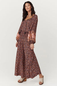 Love Jetty Wide Leg Pant- Balmy Nights