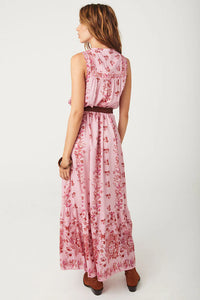 Rebel Spirit Button Through Maxi Dress- Zinnia