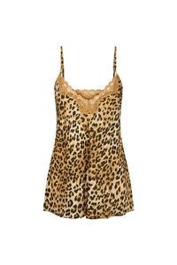 Samantha Bias Cami- Vintage Leopard