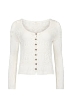 Load image into Gallery viewer, Siesta Pointelle Cardigan- Daisy