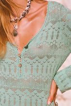 Load image into Gallery viewer, Siesta Pointelle Dress- Seafoam