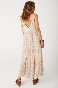 Sunshine Bandit Strappy Gown- Desert Sage