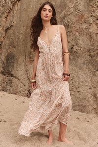 Sunshine Bandit Strappy Gown- Desert Sage