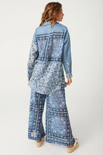 Load image into Gallery viewer, Sunshine Bandit Wide Leg Pant- Chambray