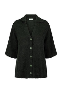 Rhodes Knit Shirt- Onyx