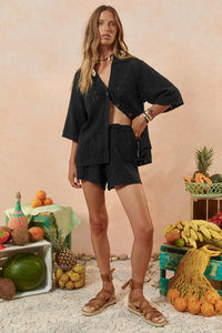 Rhodes Knit Short- Onyx
