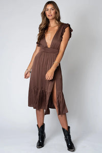 The Jessie Midi- Chocolate