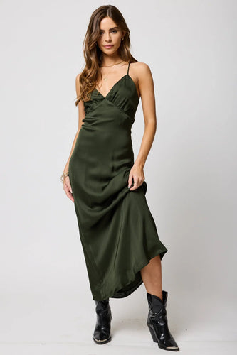 Silky Lucia Maxi Dress- Palma