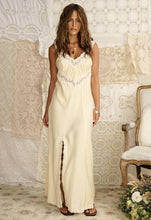 Load image into Gallery viewer, Vina Lace Slip Dress- Buttermilk