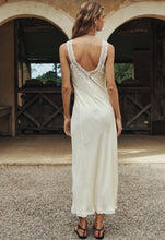 Load image into Gallery viewer, Vina Lace Slip Dress- Buttermilk