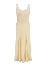 Load image into Gallery viewer, Vina Lace Slip Dress- Buttermilk