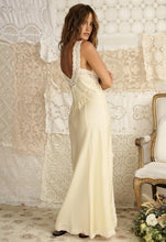 Load image into Gallery viewer, Vina Lace Slip Dress- Buttermilk
