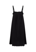 Load image into Gallery viewer, Vintage Petticoat Midi Dress- Onyx