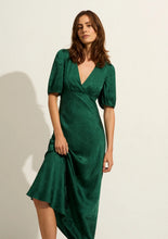 Load image into Gallery viewer, Pamela Midi Dress- Emerald Green