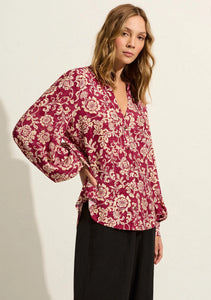 Jaye Blouse- Clover Print