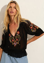 Load image into Gallery viewer, Coralie Blouse- Black