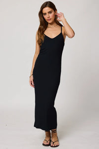 So Simple Maxi Dress- Black