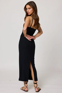 So Simple Maxi Dress- Black